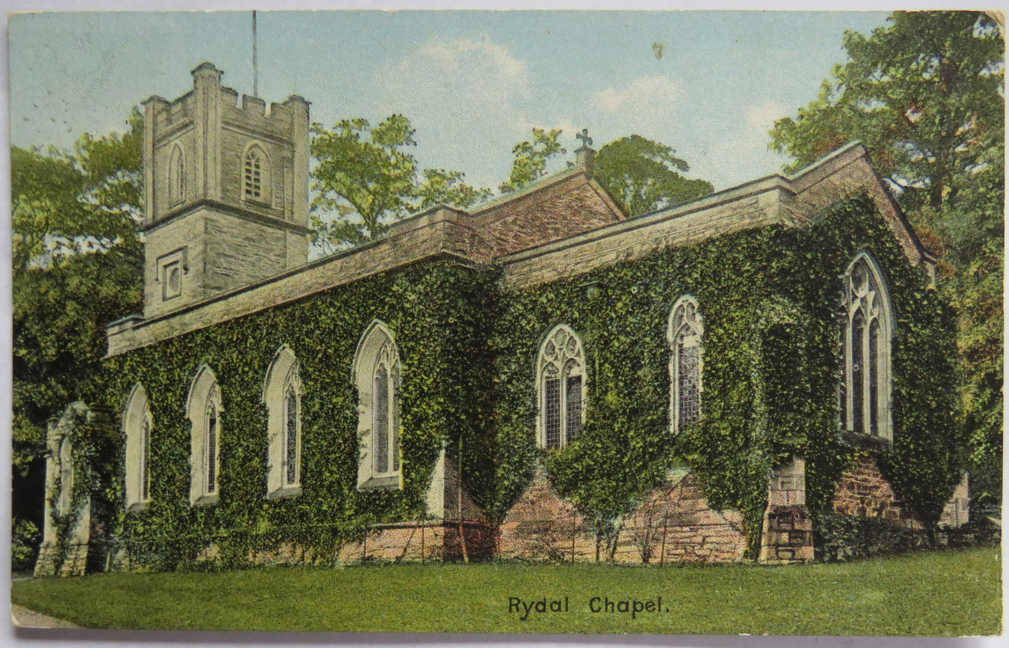 Vintage Postcard of Rydal Chapel 1911