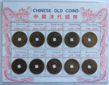 Load image into Gallery viewer, Chinese Old Coins Set In Plastic Case 1644-1911
