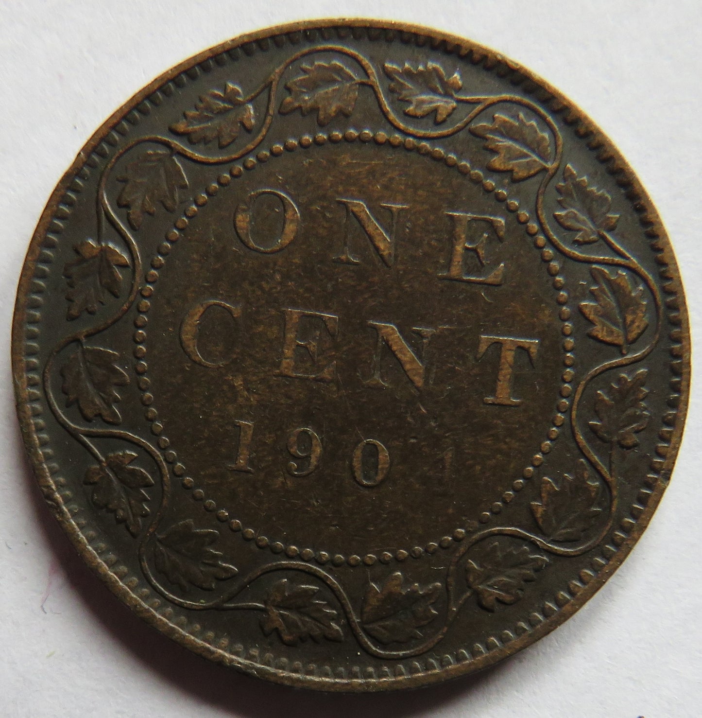 1904 King Edward VII Canada One Cent Coin