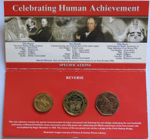 Load image into Gallery viewer, 2004 Brilliant Uncirculated Coin Collection Celebrating Human Achievement Great Britain
