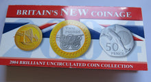 Load image into Gallery viewer, 2004 Brilliant Uncirculated Coin Collection Celebrating Human Achievement Great Britain
