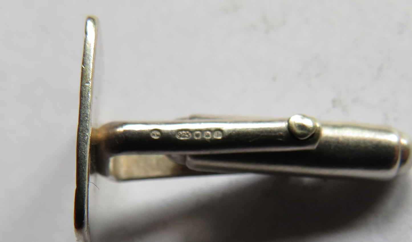 Stylish Pair of Men's Sterling Silver Cufflinks Fully Hallmarked