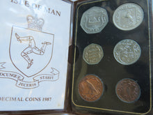 Load image into Gallery viewer, 1987 Isle of Man Decimal Coin Set
