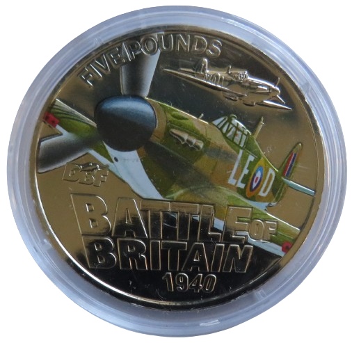 2010 Guernsey £5 Coin Battle of Britain 1940