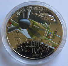 Load image into Gallery viewer, 2010 Guernsey £5 Coin Battle of Britain 1940
