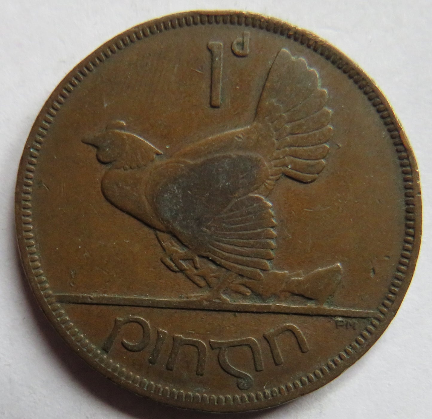 1931 Ireland One Penny Coin