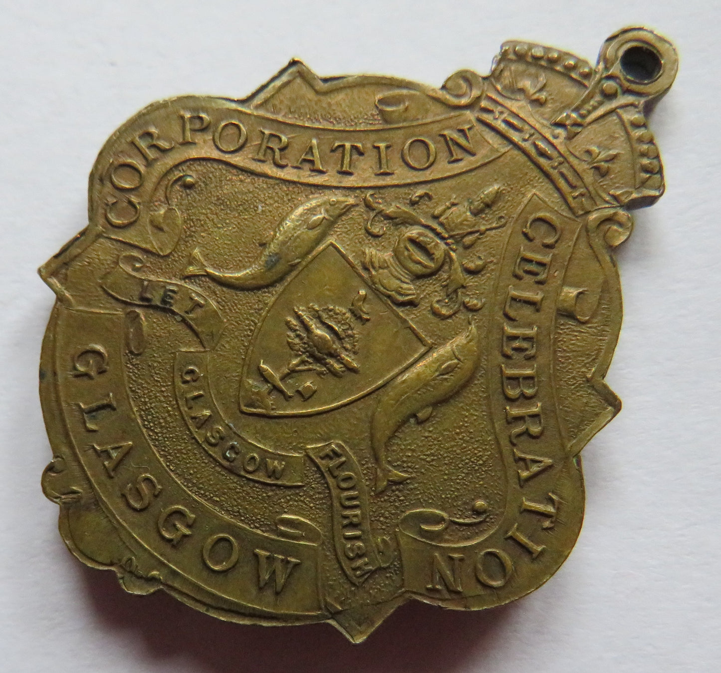 1911 King George V Coronation Corporation Celebration Glasgow Medal