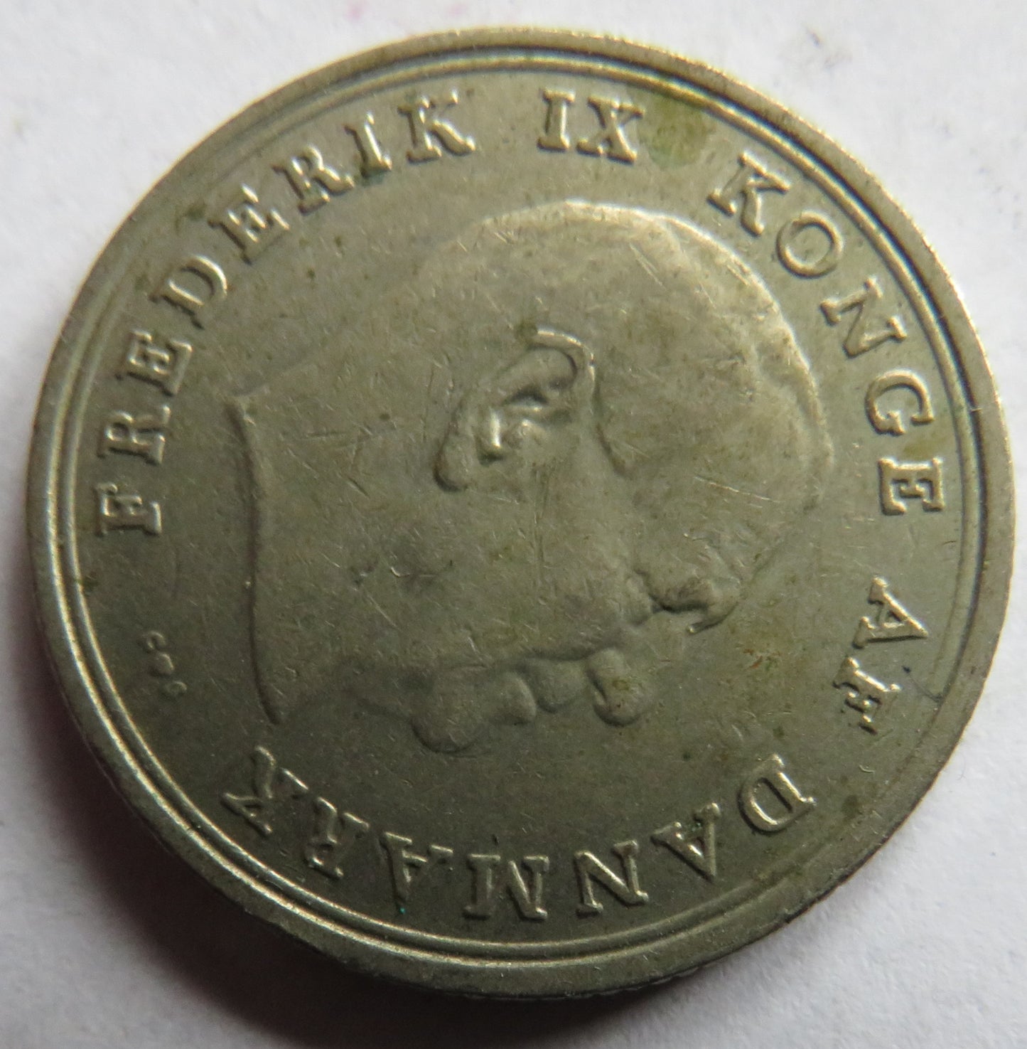 1968 Denmark One Krone Coin