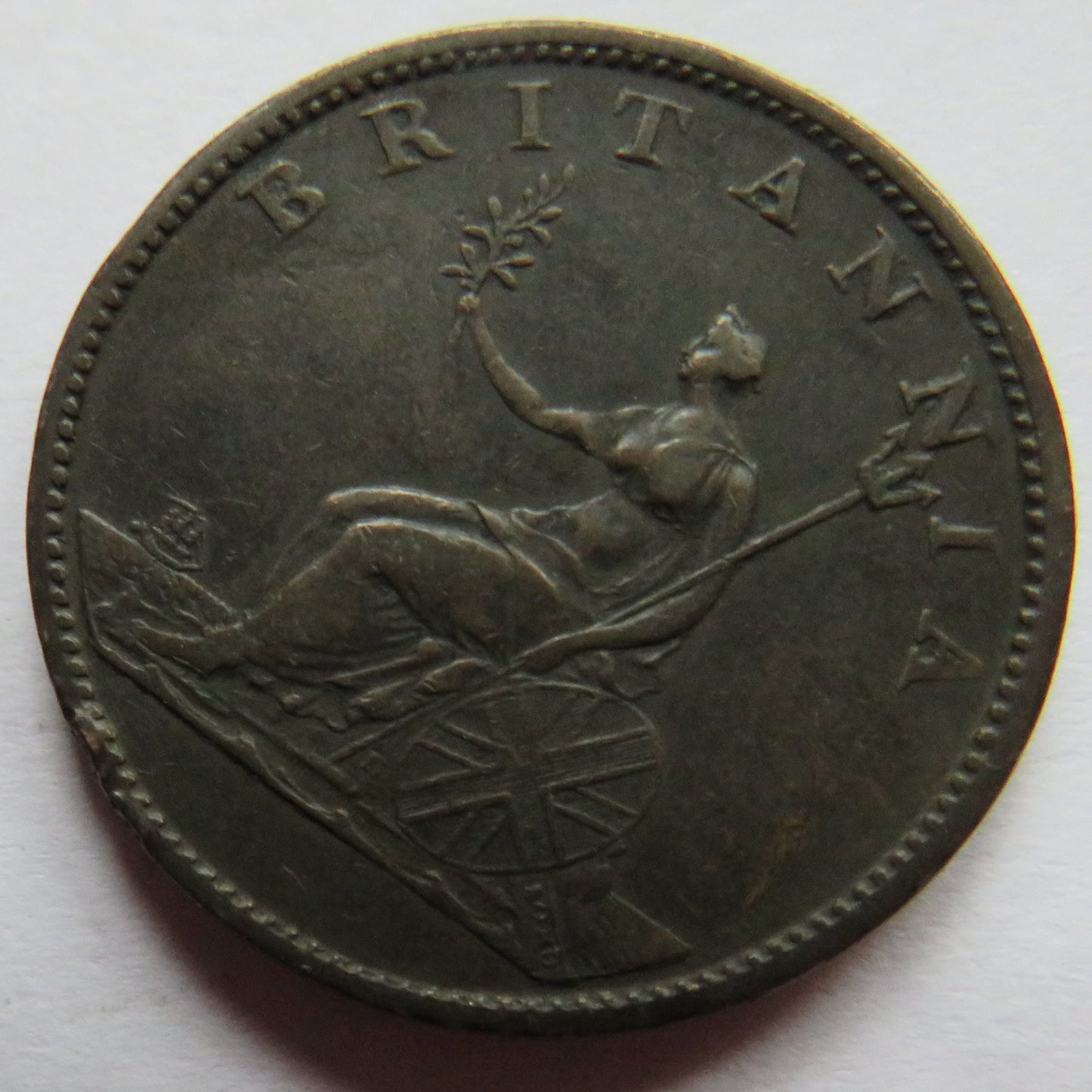 1807 King George III Halfpenny Coin - Great Britain
