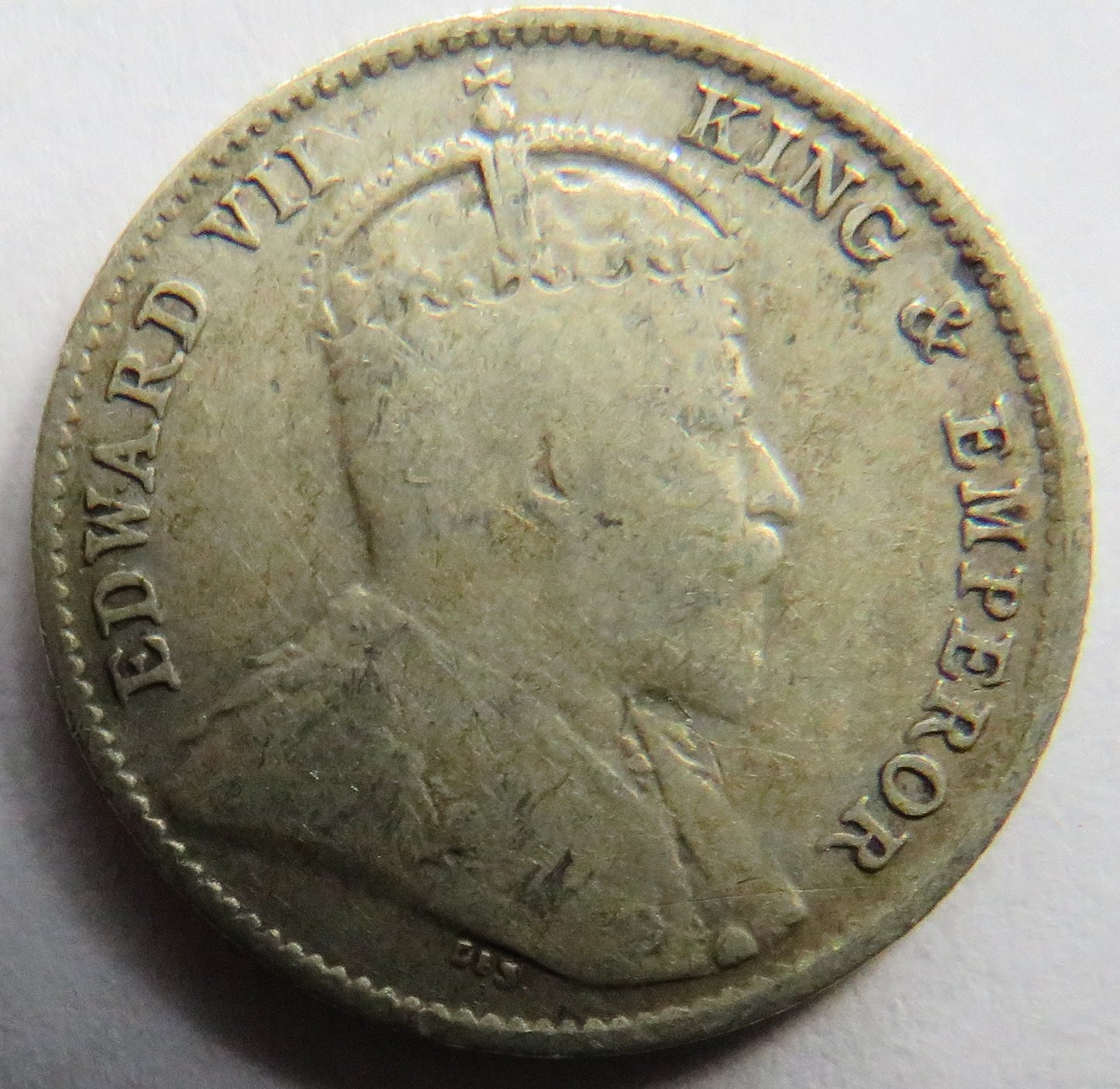 1903 King Edward VII Straits Settlements 5 Cents Coin