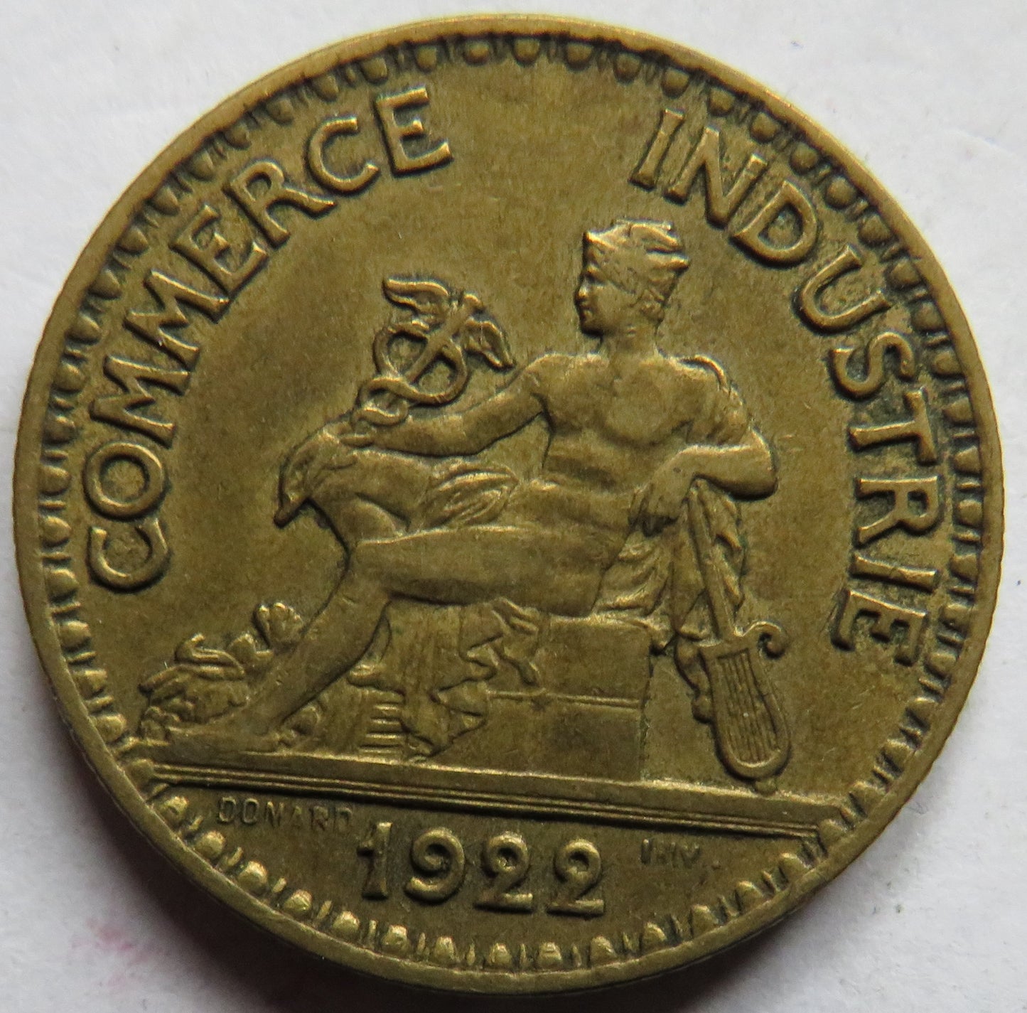 1922 France 2 Francs Coin