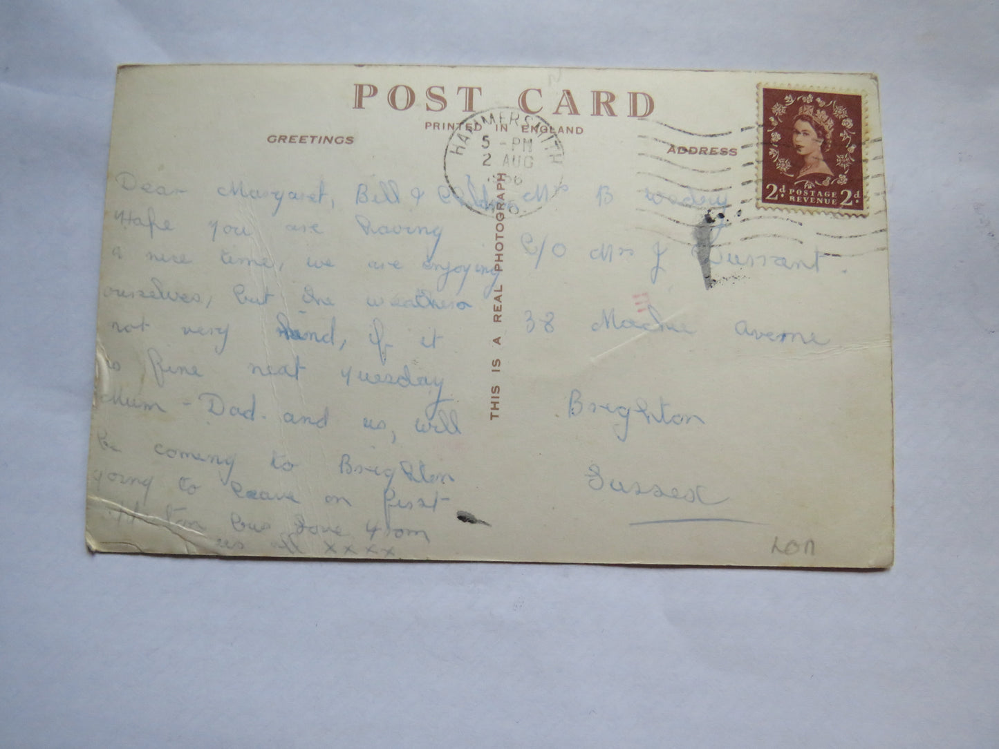 Vintage Multiview Postcard of London
