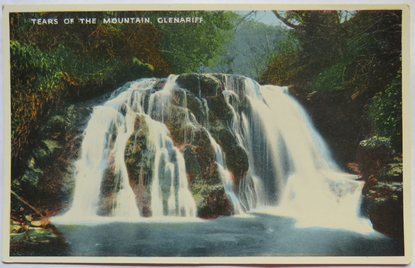 Vintage Postcard of Tears of the Mountain, Glenariff