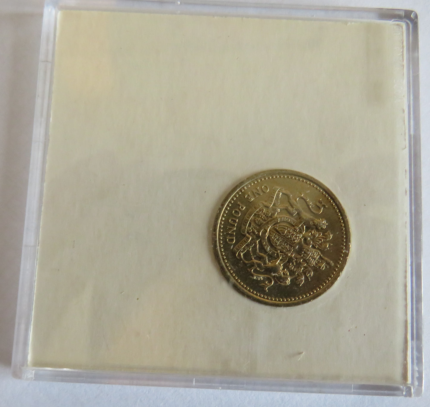 1983 £1 Coin First Day of Issue From Cinzano