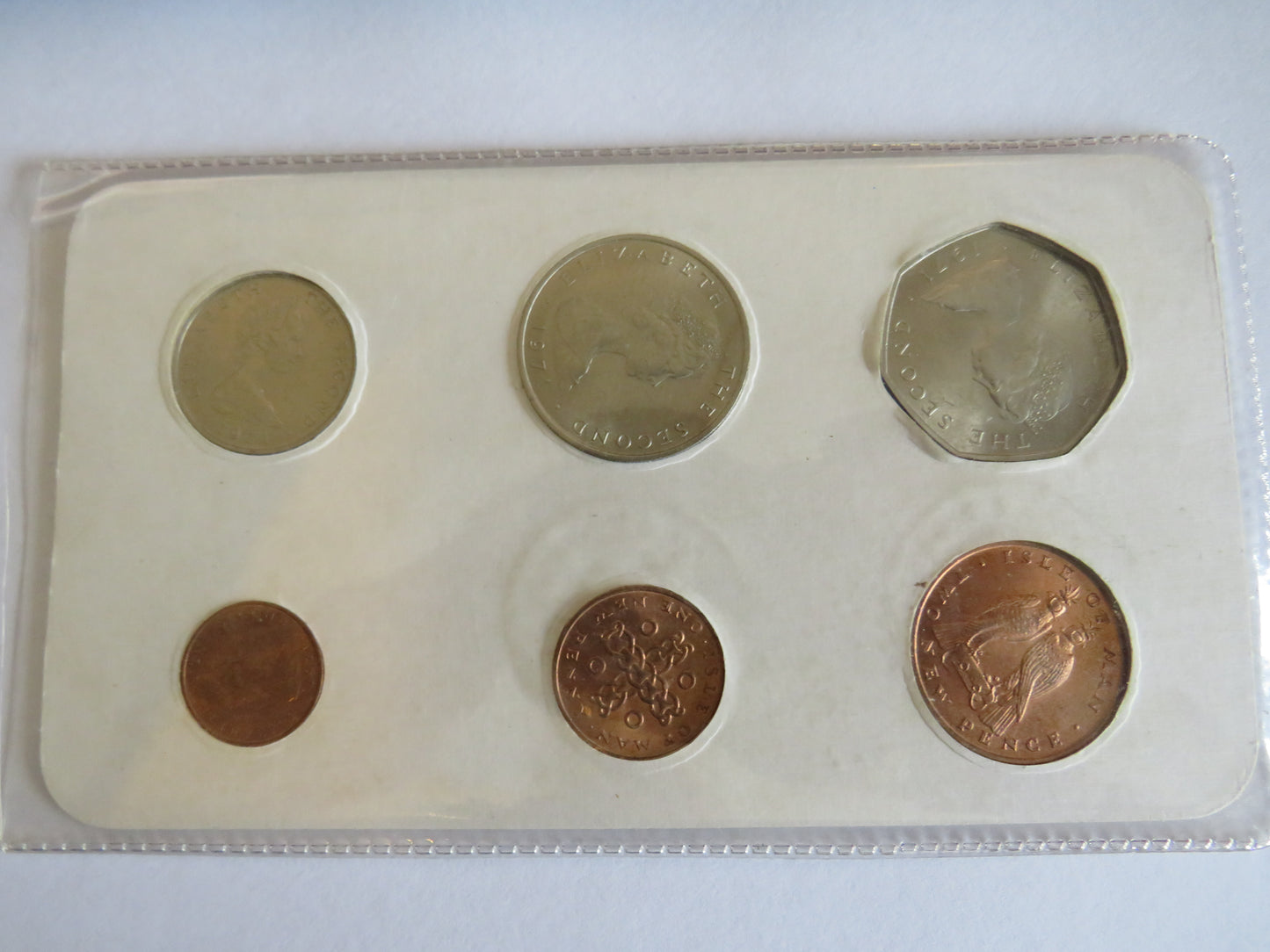 1971 Decimal Coins of Isle of Man Coin Set