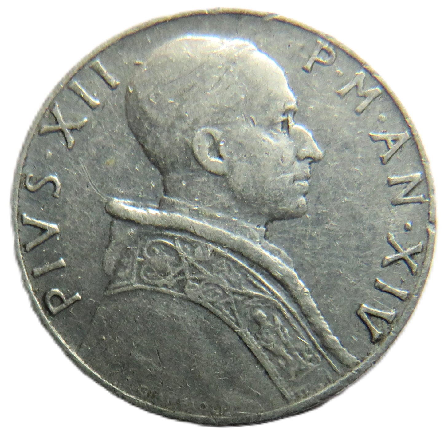 1952 Vatican City 5 Lire Coin
