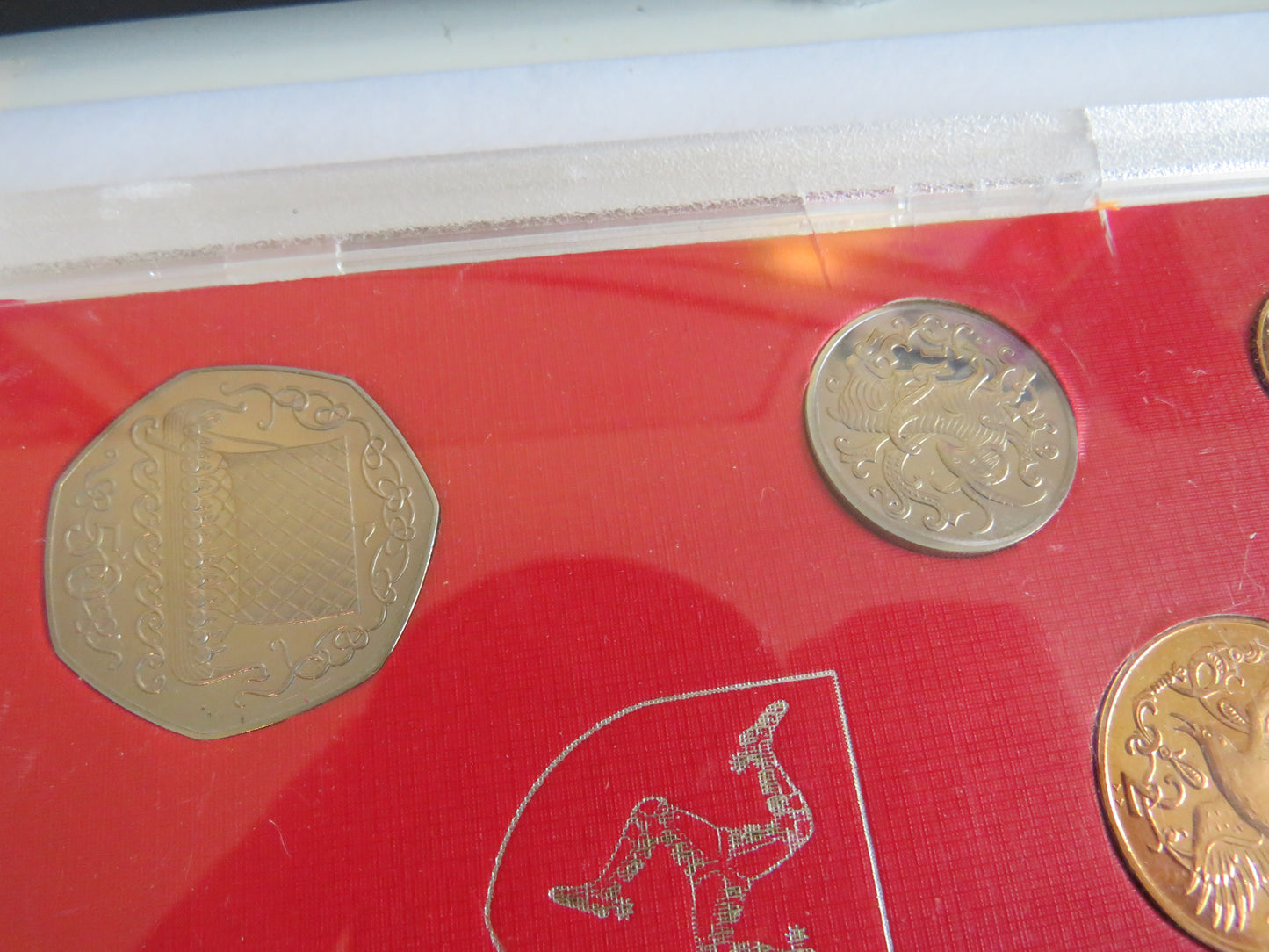 1980 Isle of Man Diamond Finish Decimal Coin Set
