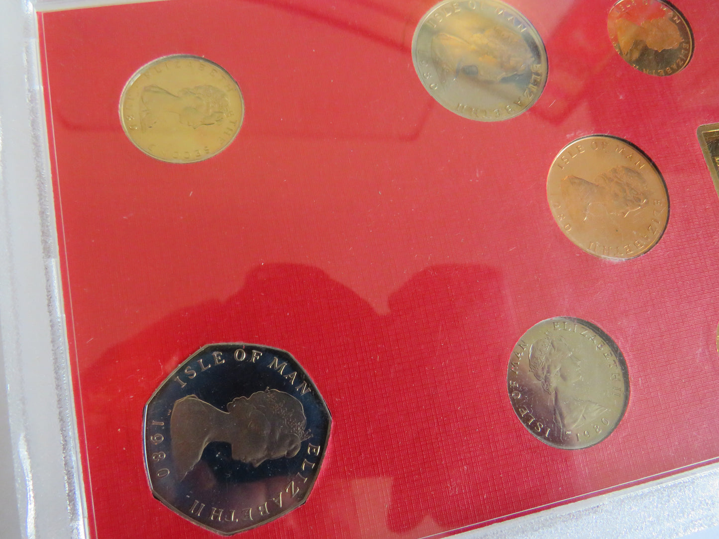 1980 Isle of Man Diamond Finish Decimal Coin Set