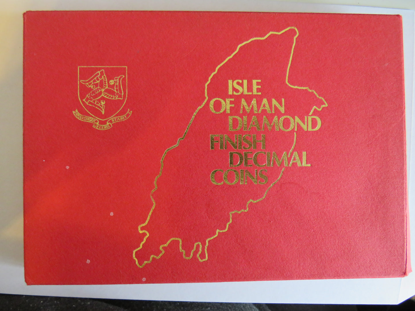1980 Isle of Man Diamond Finish Decimal Coin Set