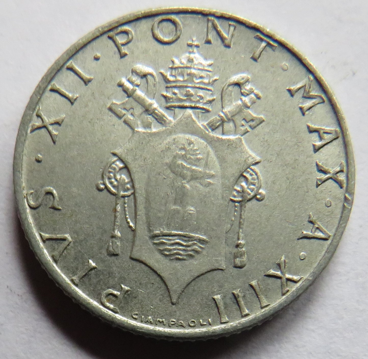 1951 Vatican City 2 Lire Coin