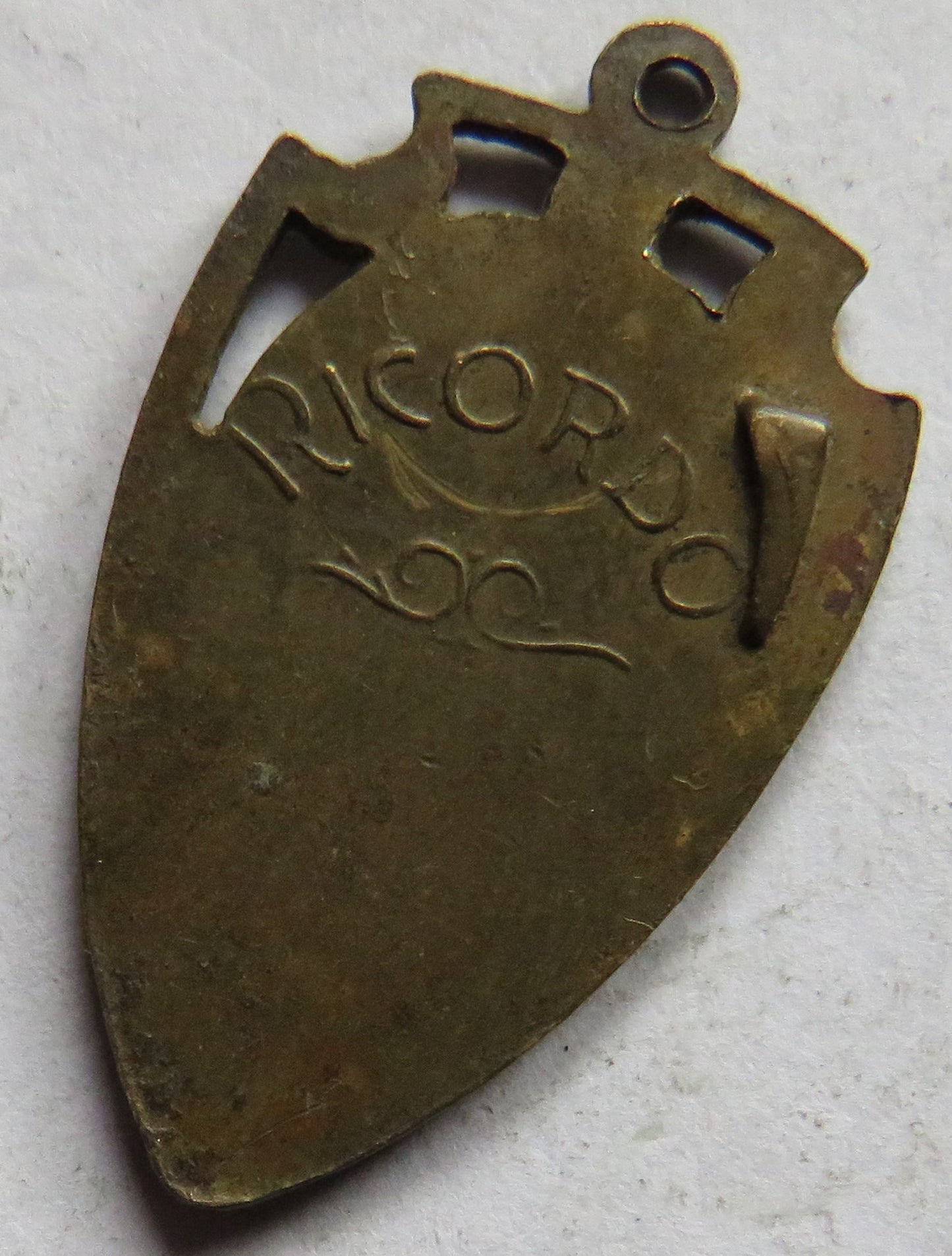 Antique Small Medal R.Ver.Di Pompei / Ricordo