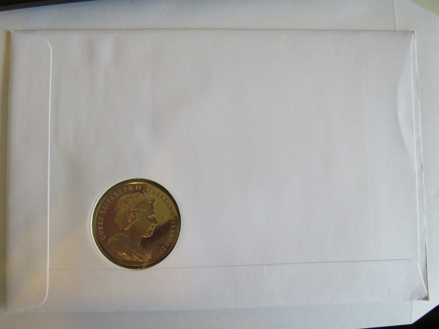 2011 Falkland Islands 1 Crown Coin & Stamp Cover William & Catherine