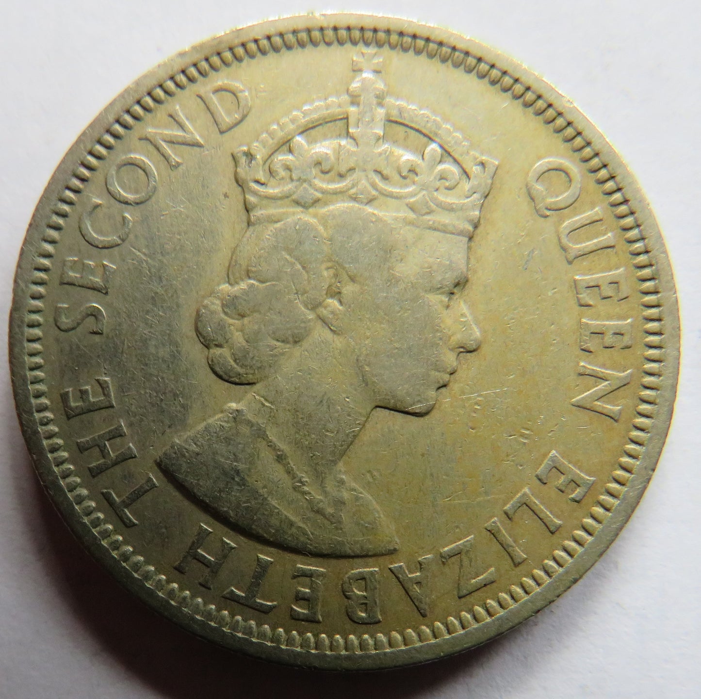 1955 British Caribbean Territory 50 Cents Coin
