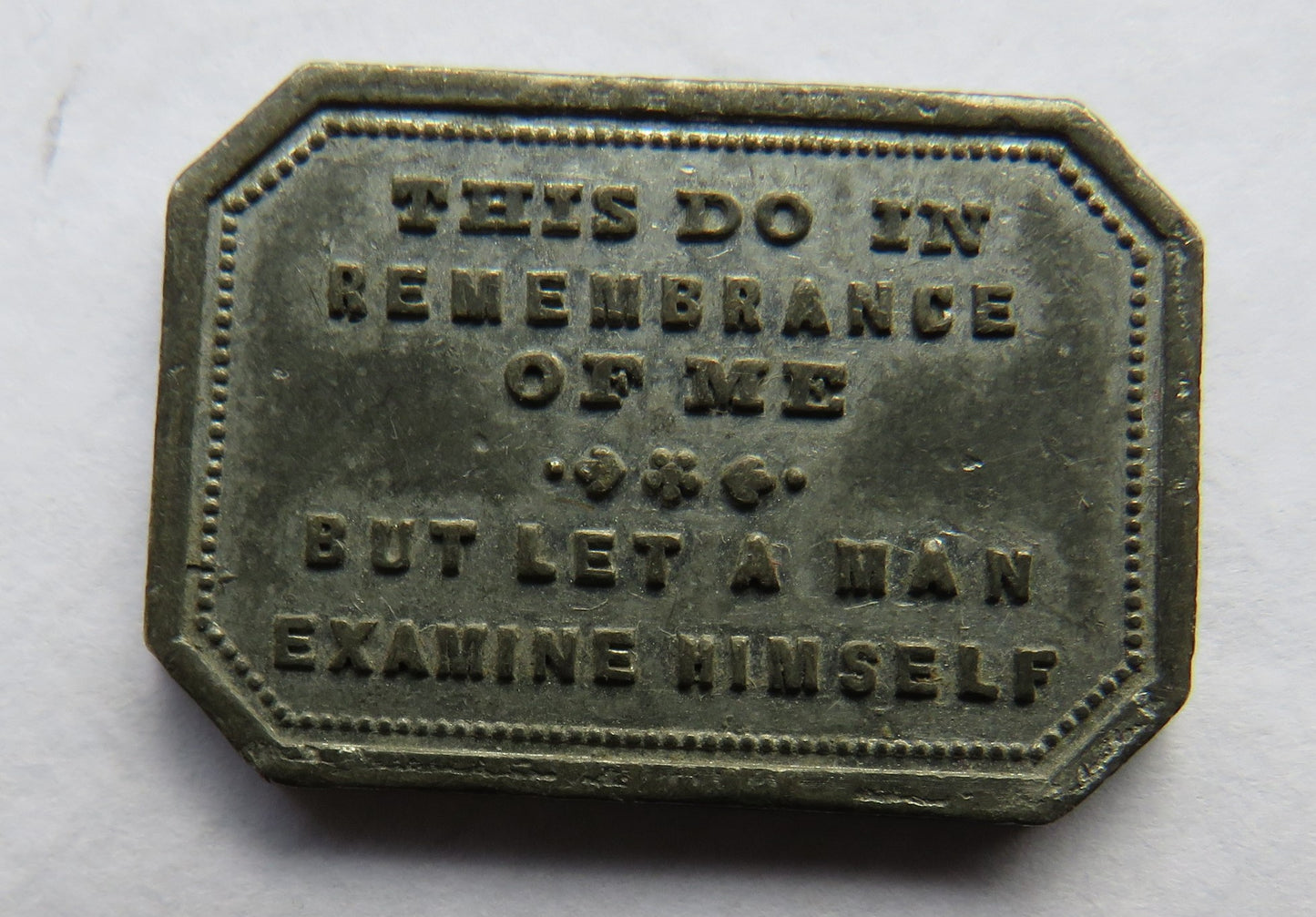 1871 Ellsridgehill Free Church Communion Token