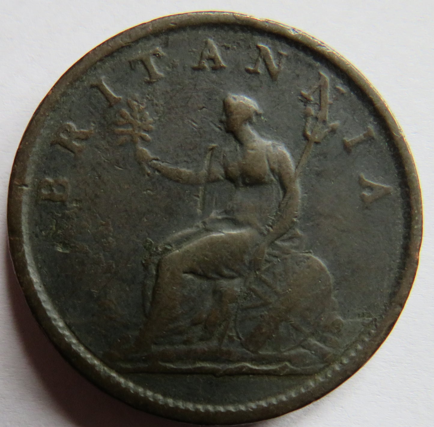 1806 King George III One Penny Coin - Great Britain