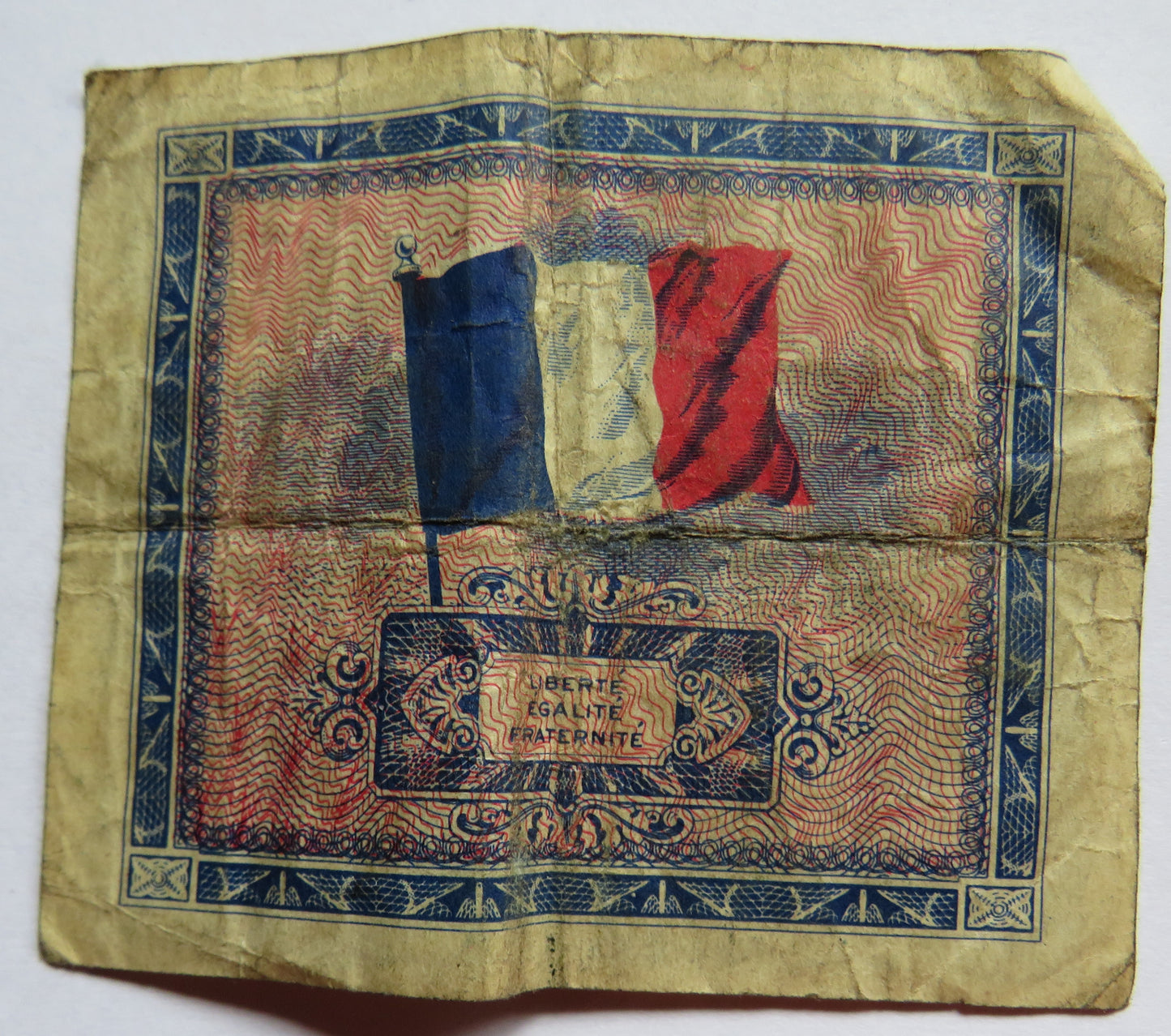 1944 France 10 Francs Banknote WWII