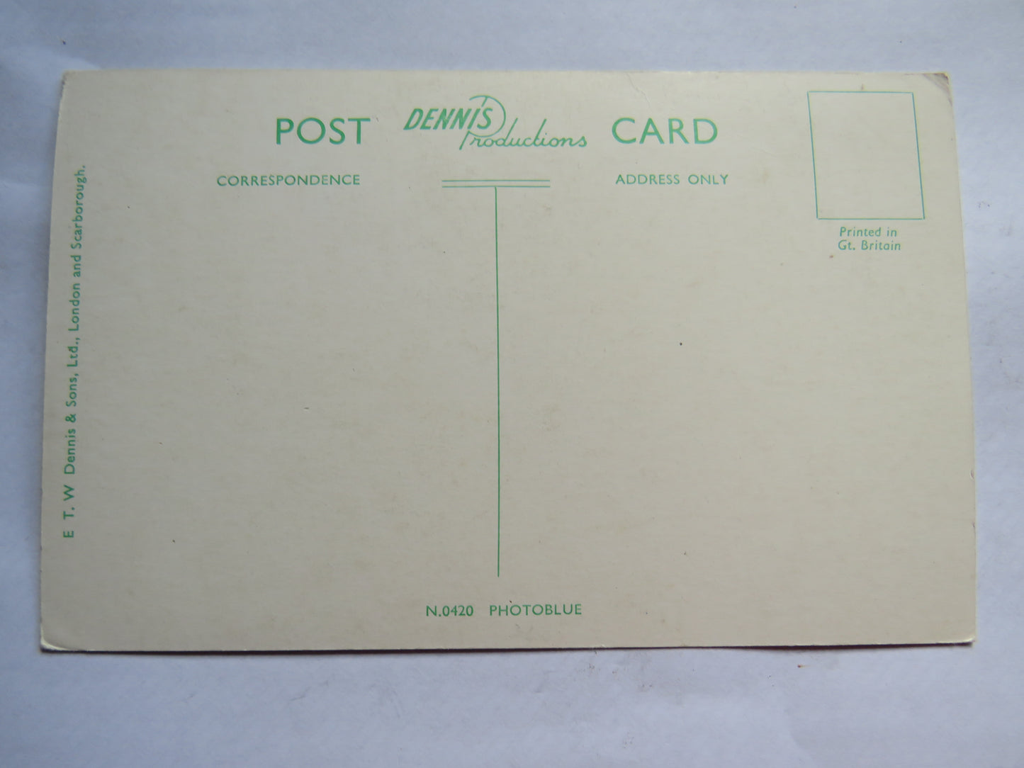 Vintage Postcard of Bedruthan Steps