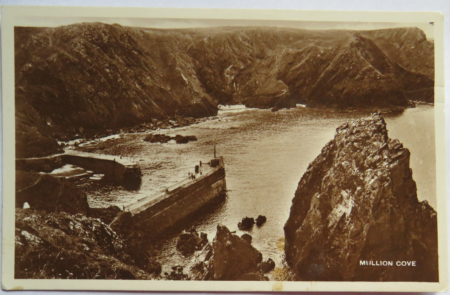 Vintage Postcard of Mullion Cove