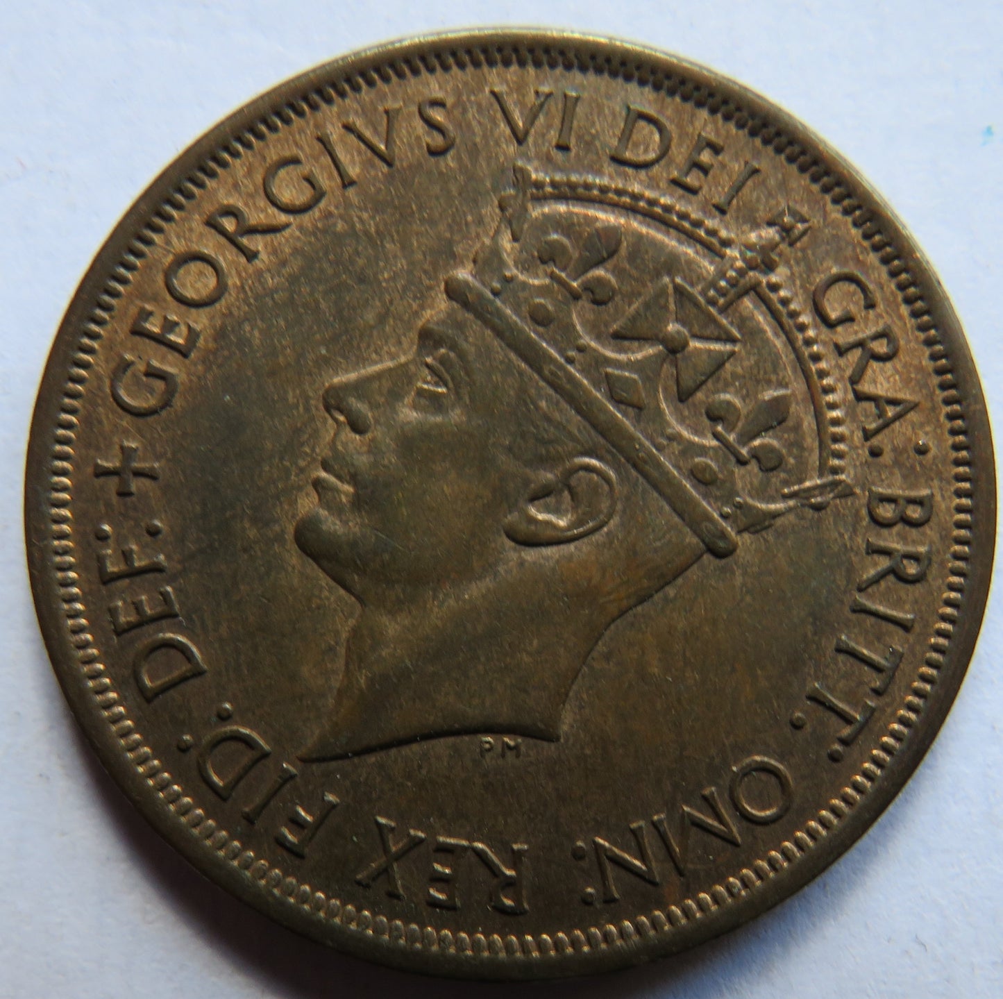 1945 King George VI Island of Jersey 1/12th of a Shilling Coin