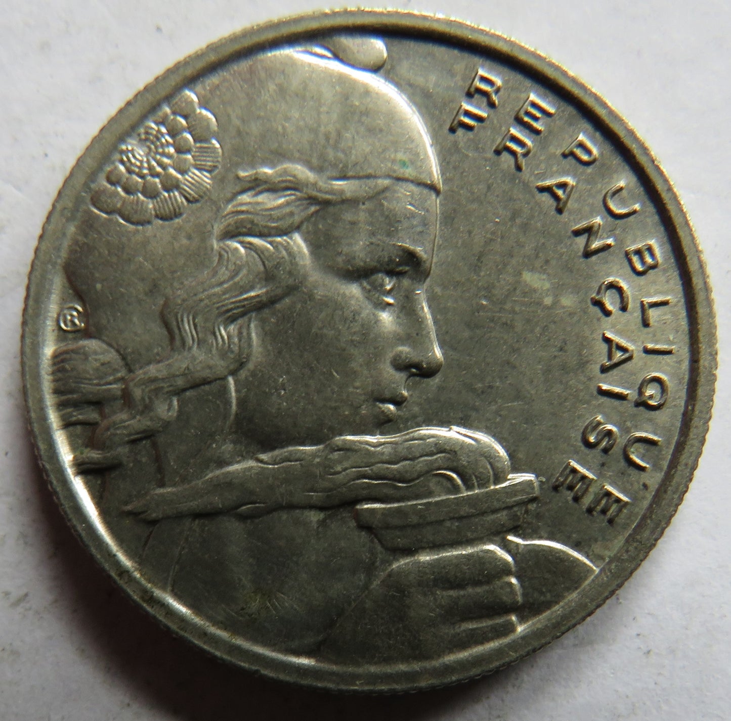 1956-B France 100 Francs Coin
