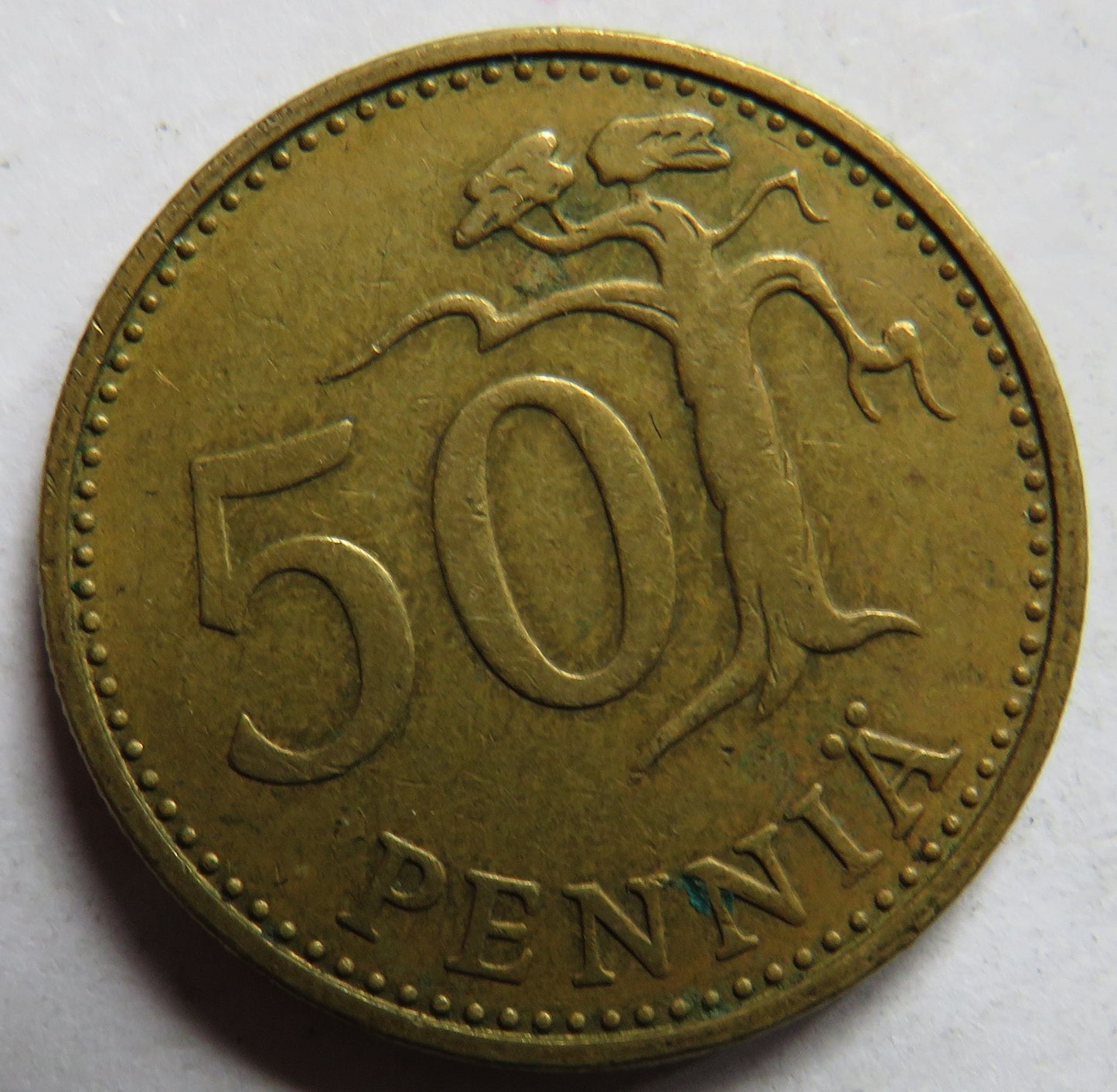 1963 Finland 50 Pennai Coin