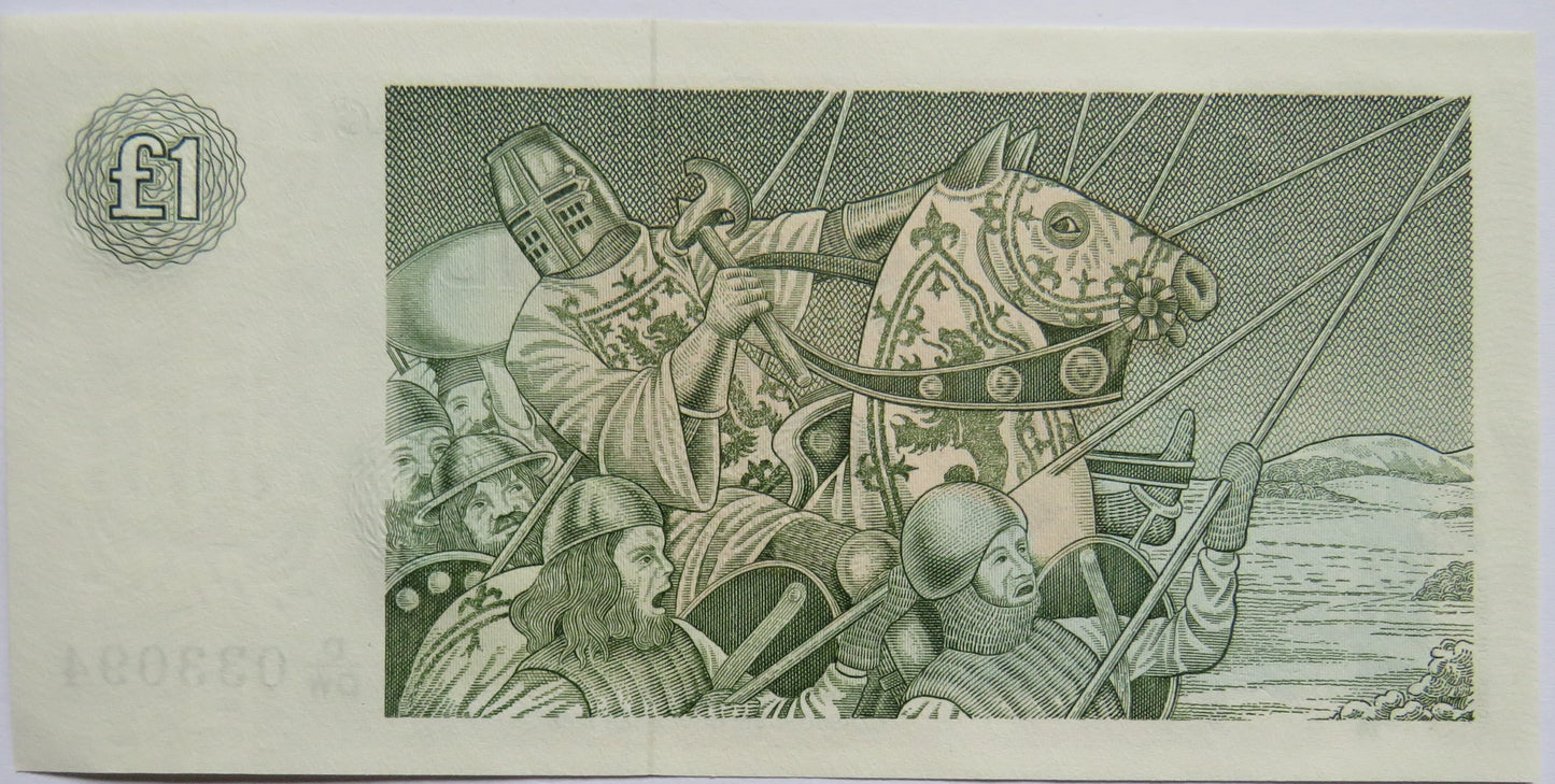 1988 Clydesdale Bank PLC £1 One Pound Banknote