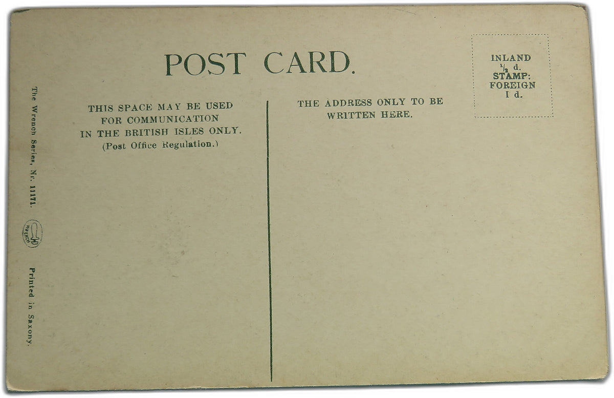 Vintage Postcard of Cathedral, The Nave, Exeter, The Wrench Series, Nr. 11171 image 2