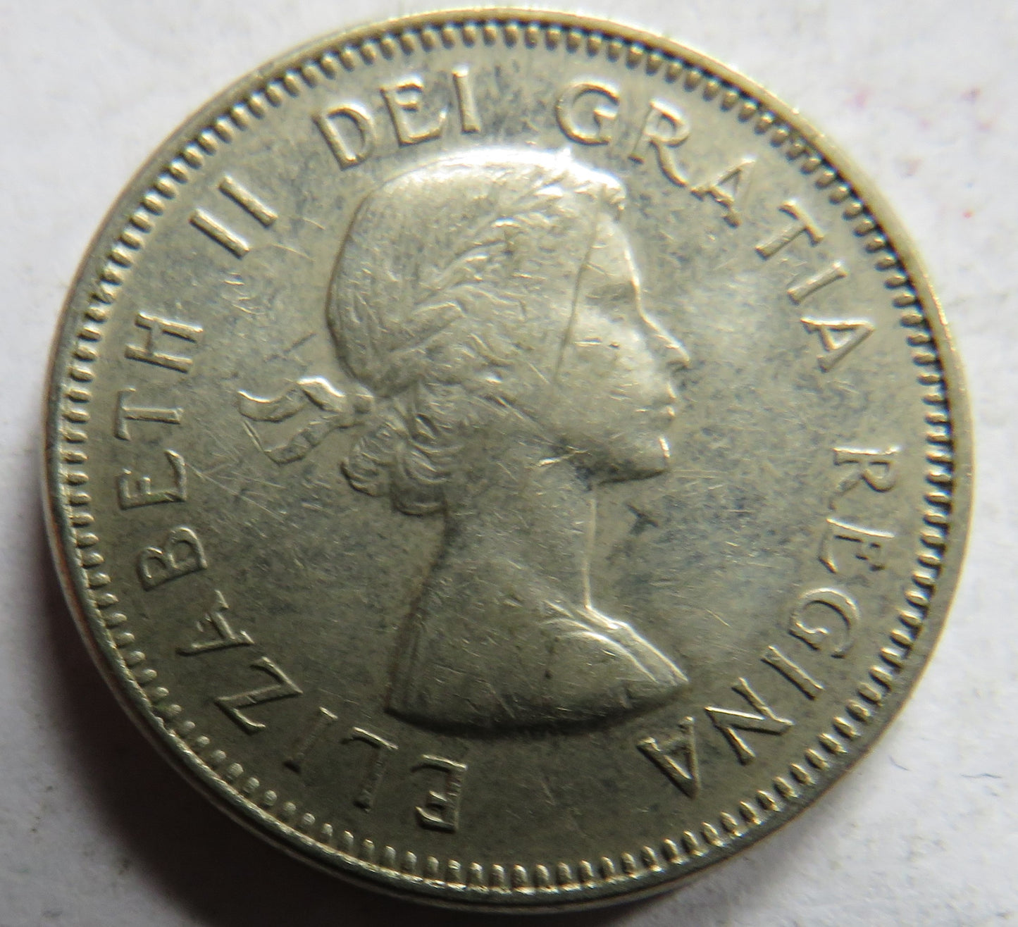 1964 Queen Elizabeth II Canada 5 Cents Coin