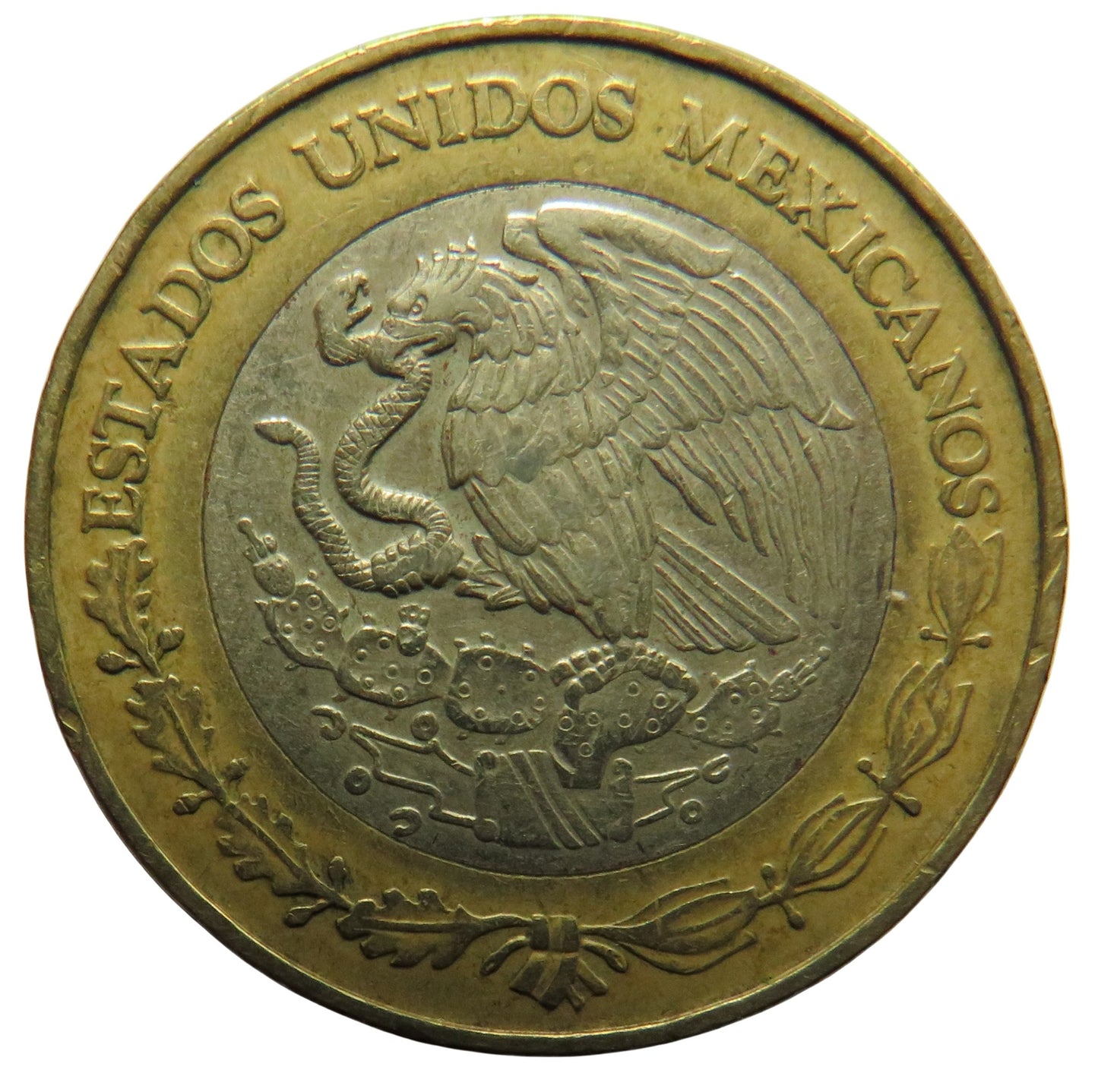 2001 Mexico 10 Pesos Coin