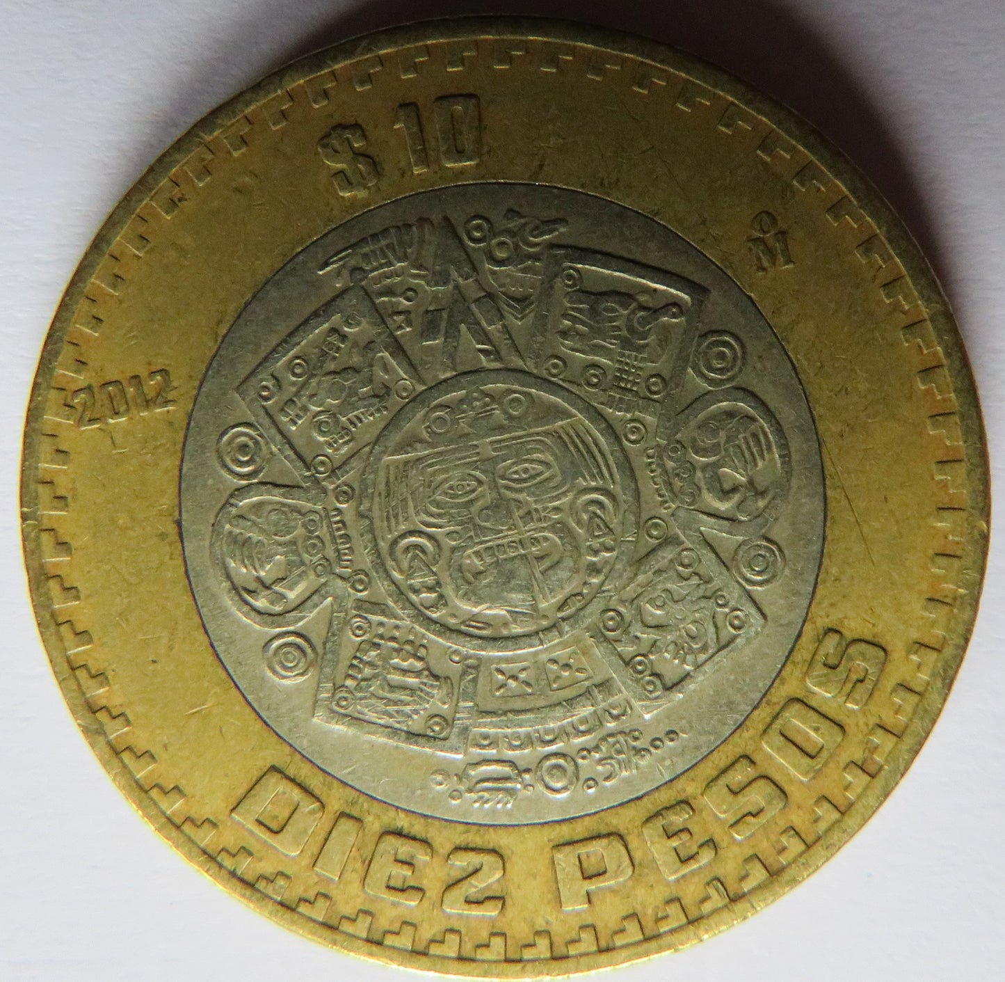 2011 Mexico 10 Pesos Coin