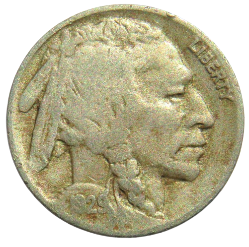 1929 USA Buffalo Nickel Coin