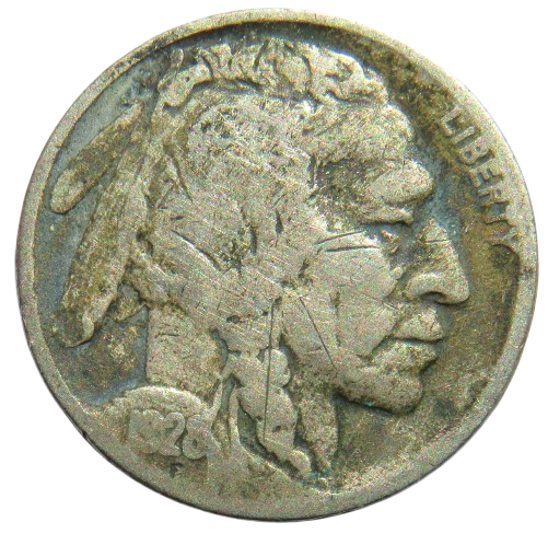 1928 USA Buffalo Nickel Coin
