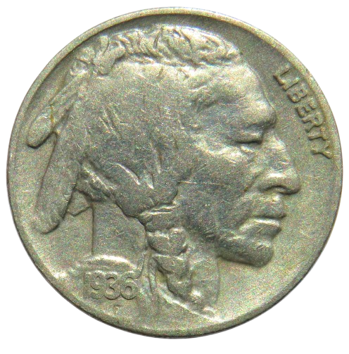 1936 USA Buffalo Nickel Coin