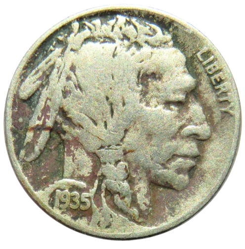 1935 USA Buffalo Nickel Coin