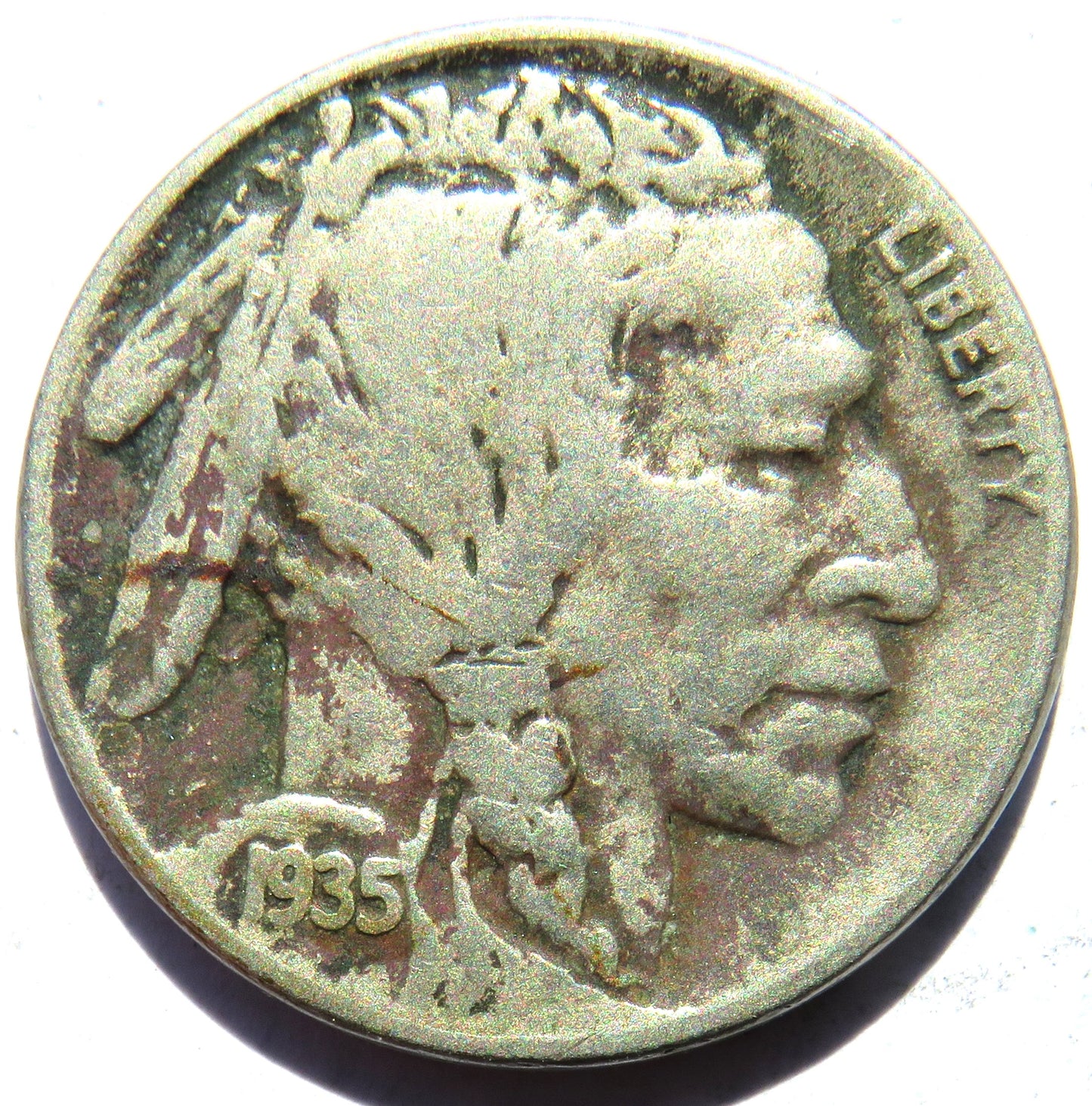 1935 USA Buffalo Nickel Coin