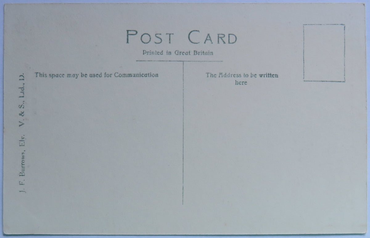 Vintage Postcard of Nave, West, Ely Cathedral - J.F. Burrows image 2