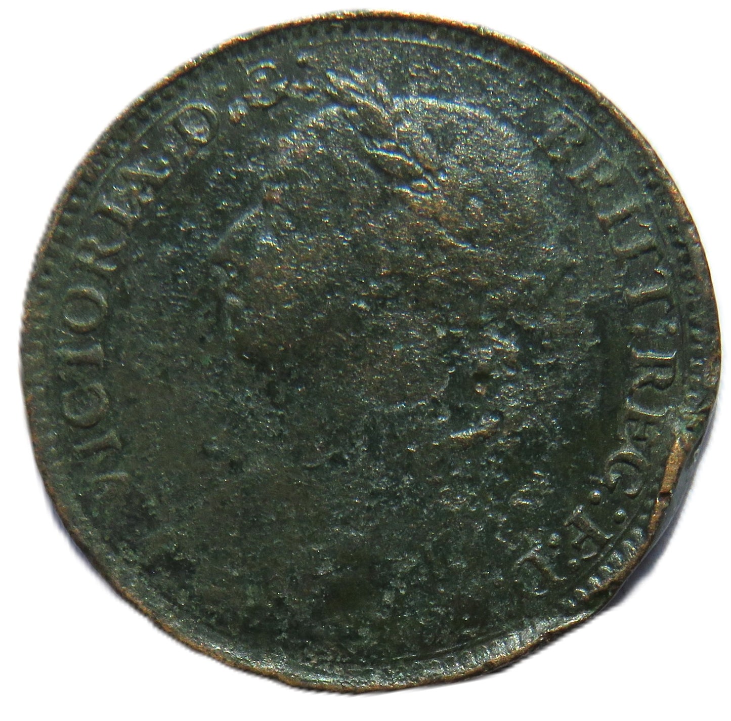 1893 Queen Victoria Farthing Coin - Great Britain