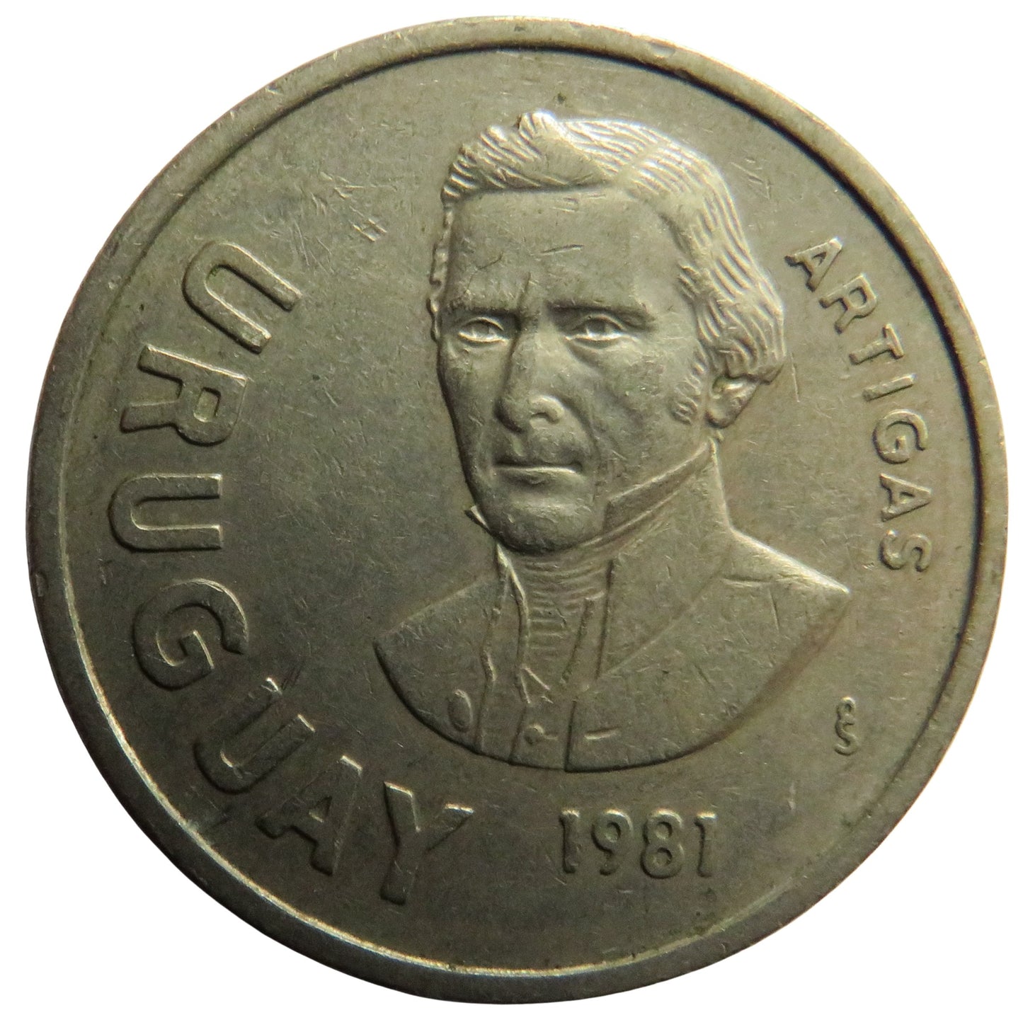 1981 Uruguay 10 Nuevos Pesos Coin
