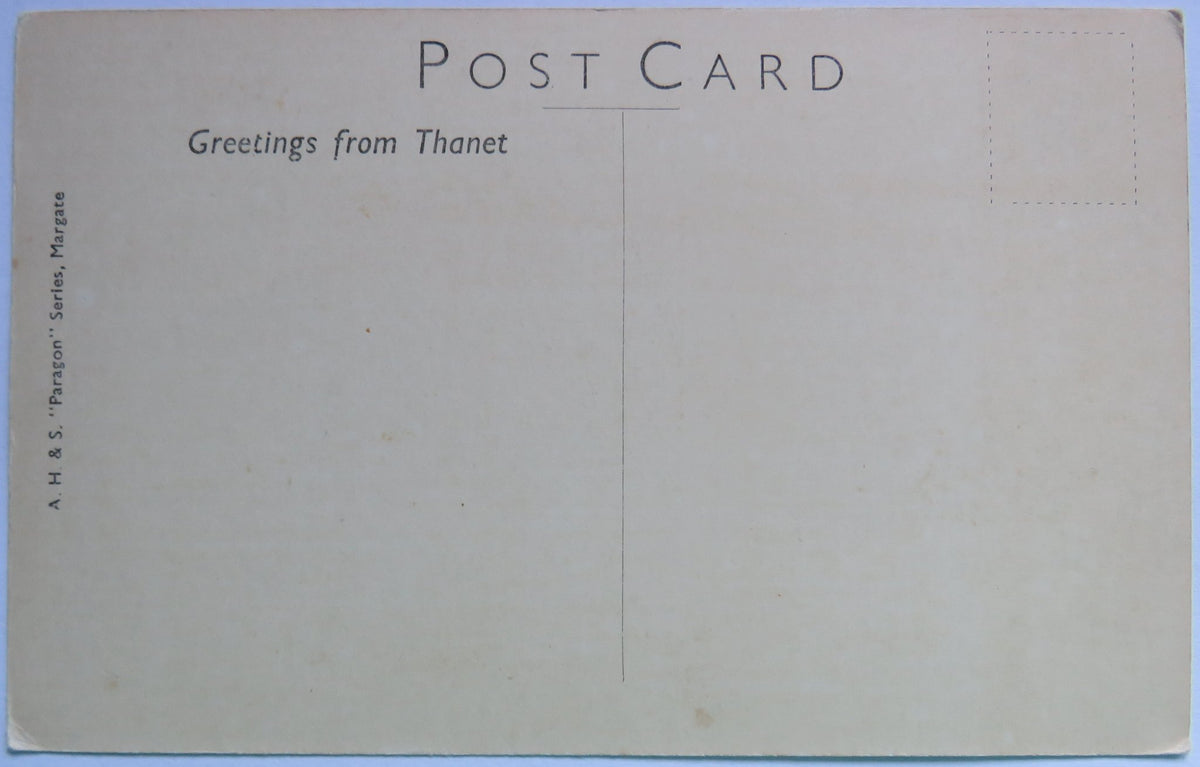 Vintage Postcard of Joss Bay, Broadstairs - A. H. & S. "Paragon" Series image 2