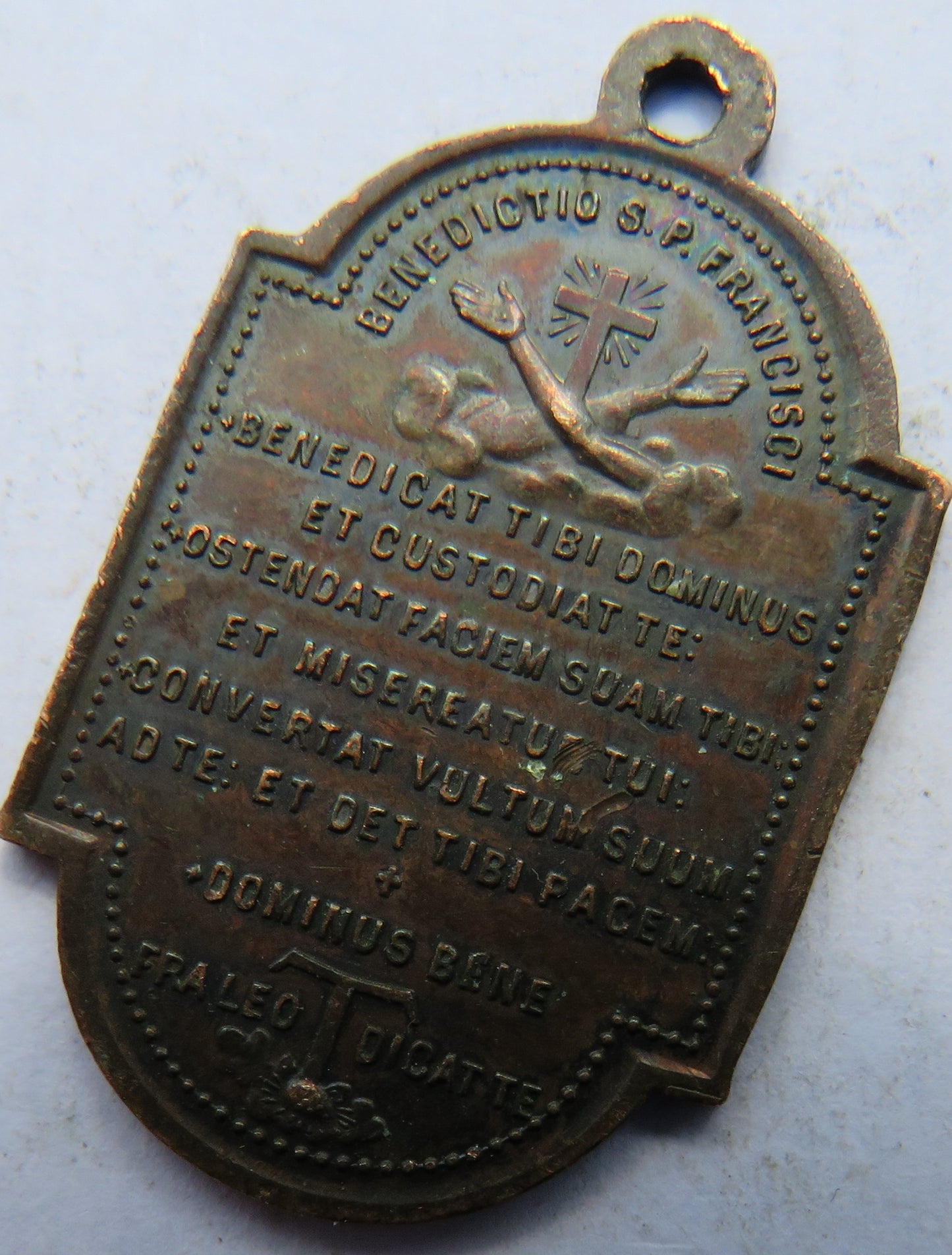 Portiuncula Caput Et Mater Antique Church Medal